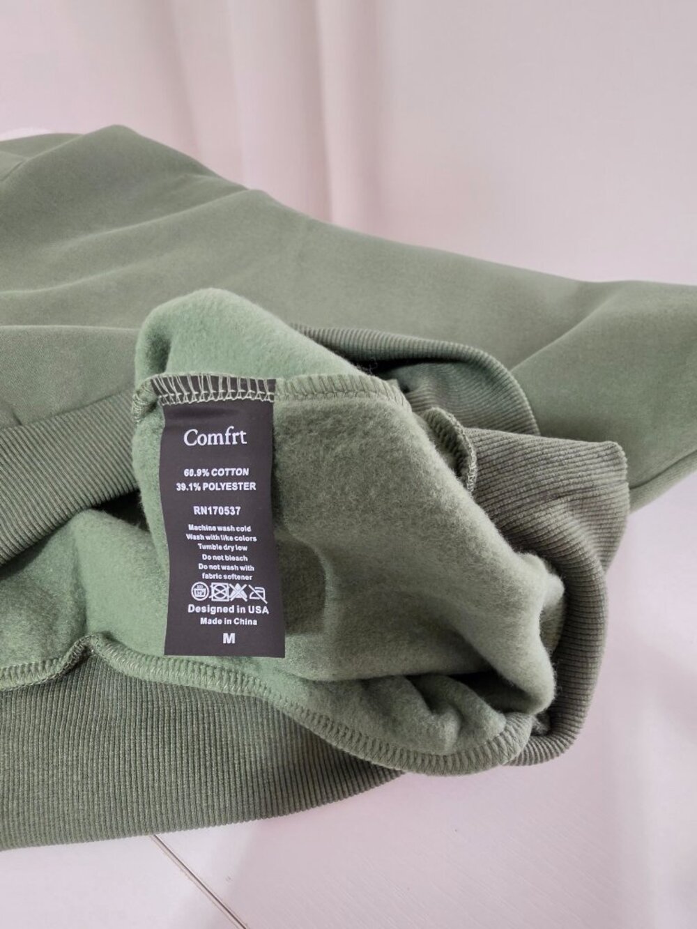 Comfrt Minimalist Hoodie - Forest - Size M - KJHU46 - Picture 8 of 9
